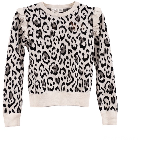 Rachel Zoe Leopard Heidi Sweater size XS - Picture 3 of 16